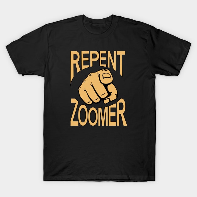 Repent Zoomer T-Shirt by SunGraphicsLab